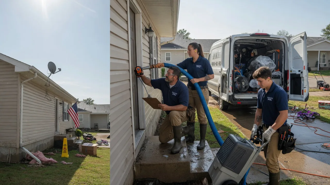Ceiling Water Damage Restoration in East Bend, NC near me